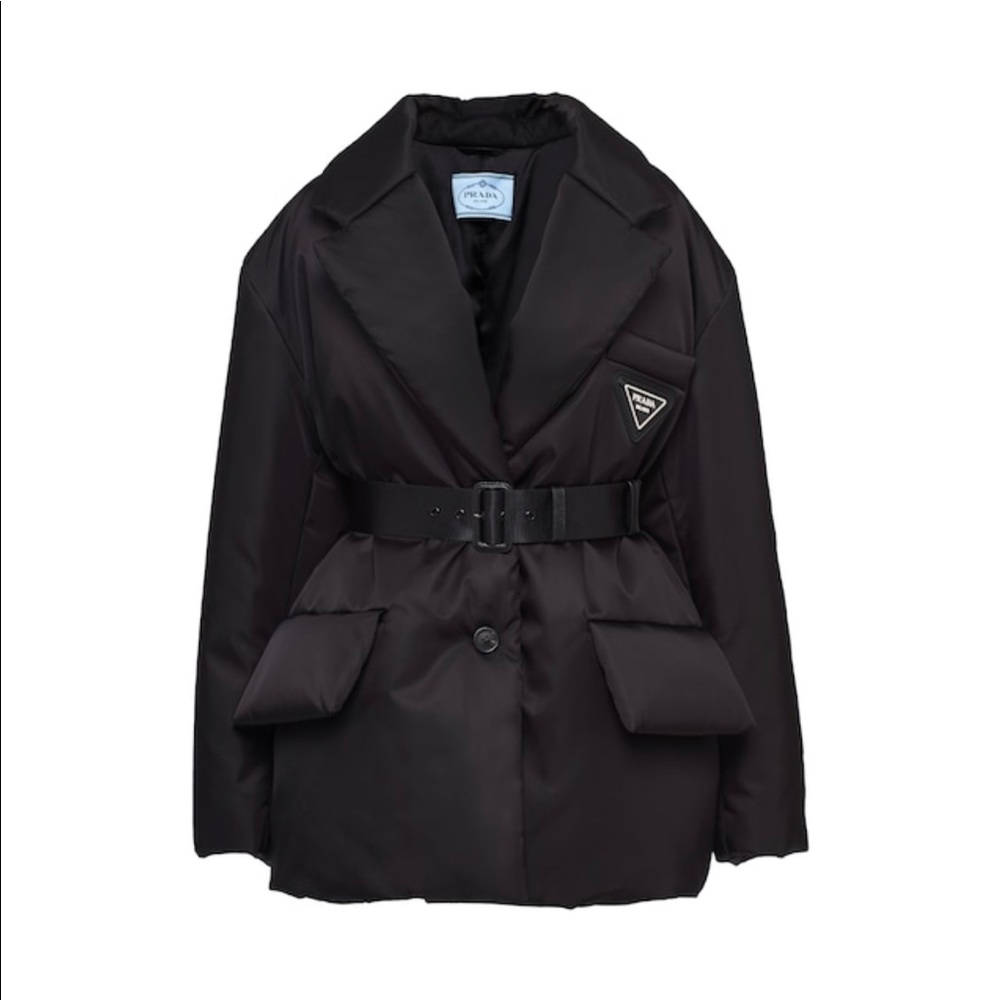 Prada Re-Nylon Gabardine Puffer Jacket